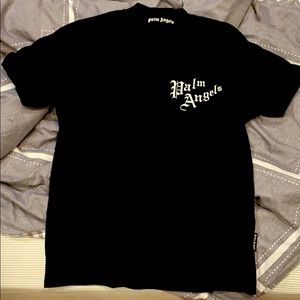 Palm Angels Black Sacred Heart T-Shirt